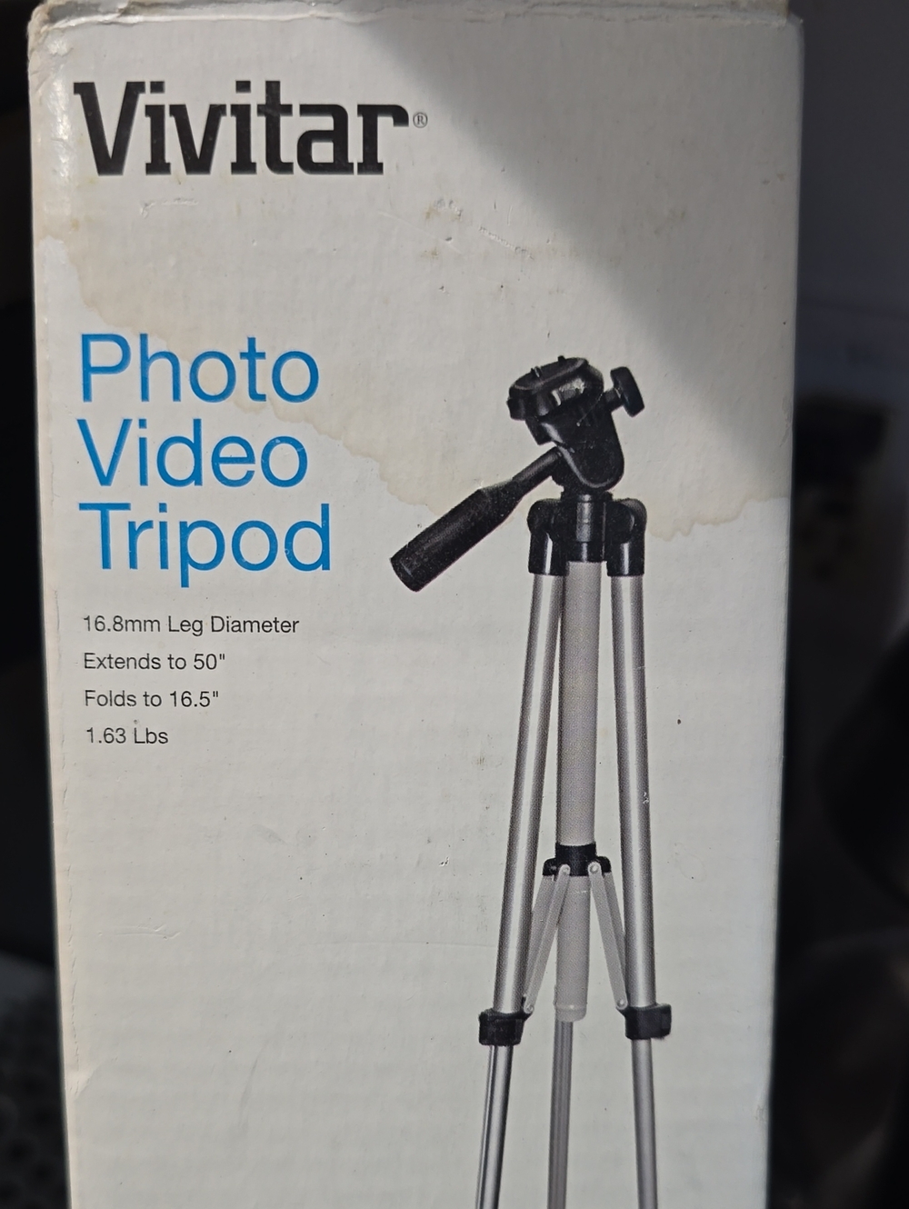 Vivitar 50" Extension Photo/Video Tripod